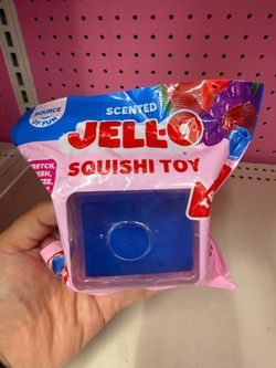 Blue Jell-O Scented Squishi Toy
