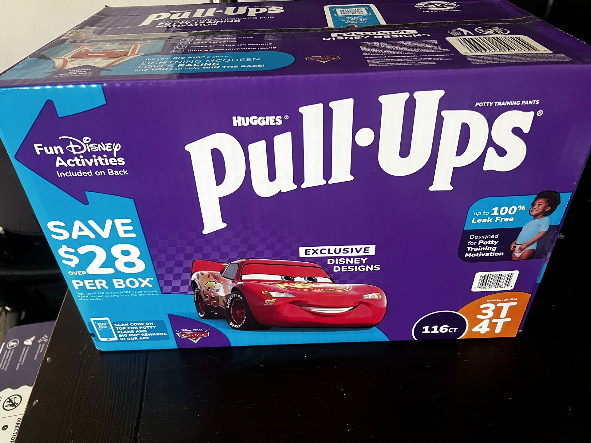 Pull Ups Size 3t/4t