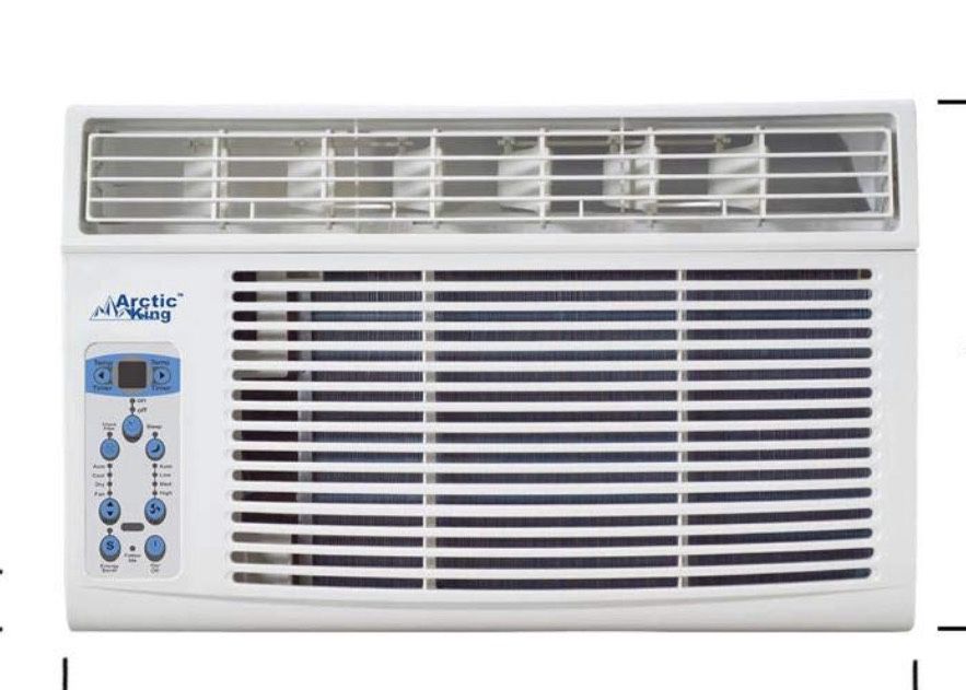 New Arctic King 8000 BTU Air Conditioner AC Multi Function Sleep Mode Timer Cool Cold Fan Air Filter Home Appliance Window Control