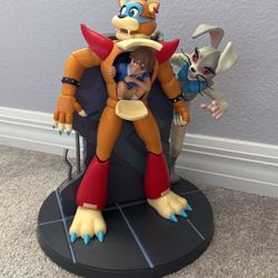 Five NIghts at Freddy's Security Breach Statue Freddy & Gregory 12" Statue
