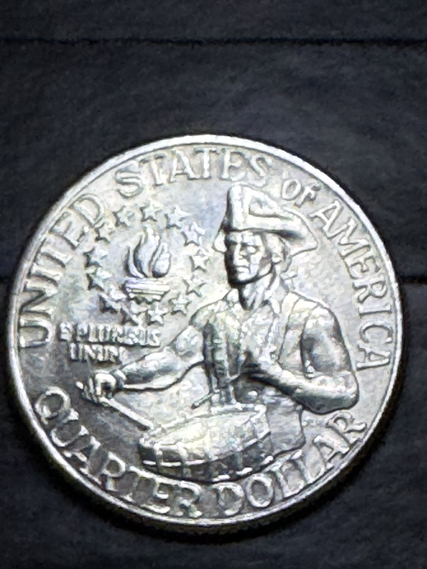 Bicentennial Quarter Error Coin Double Dye 