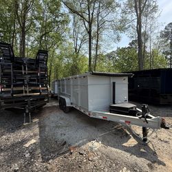 Brand new 2026 7x16 Dump trailer 