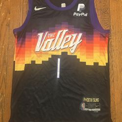 Phoenix The VALLEY #1 Booker Used Jersey Size Large