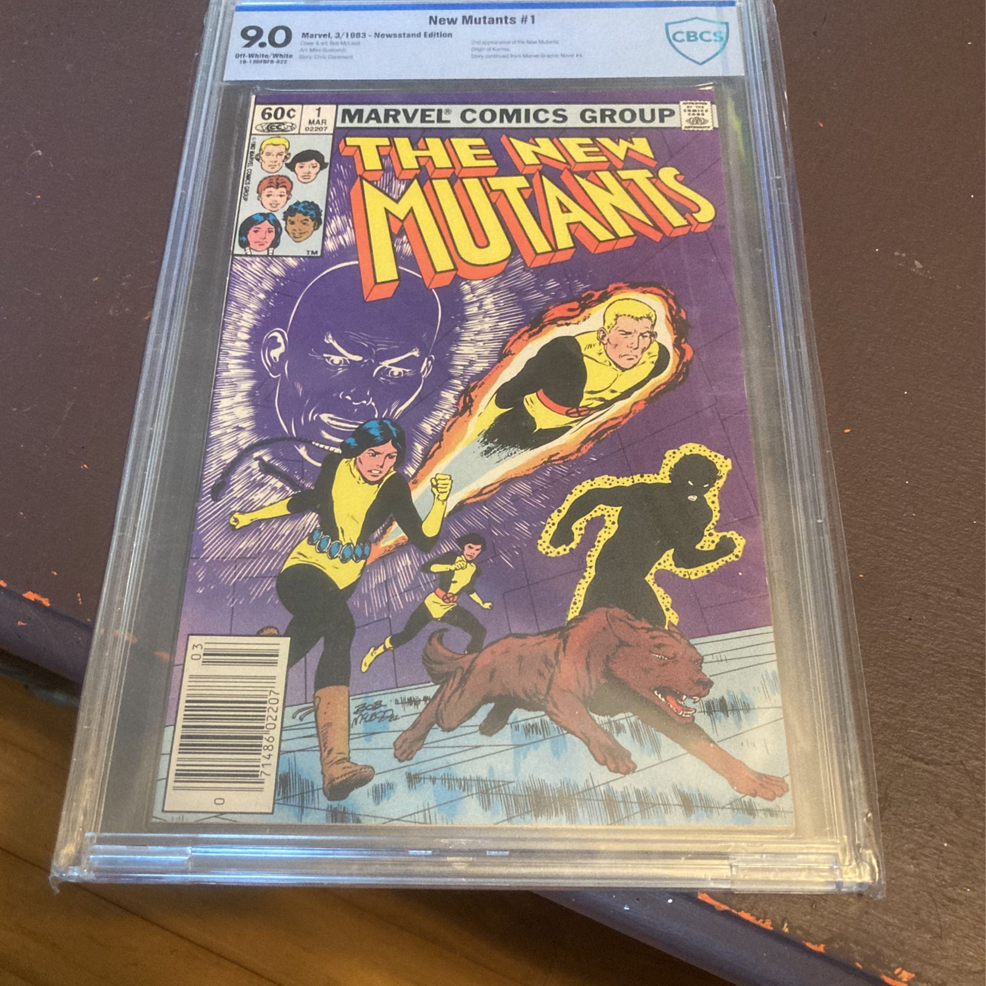 Marvel Comics The New Mutants #1 Cbcs Graded 