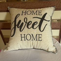Brand New “ Home Sweet Home” Decorative Pillow 