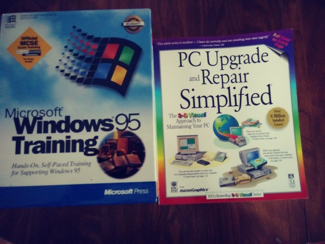 Microsoft windows 95 training kit & PC Upgrade & repair simplified