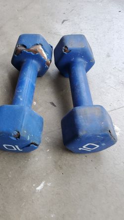 10lbs weights 2 of them