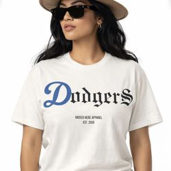 Dodgers mlb custom shirt