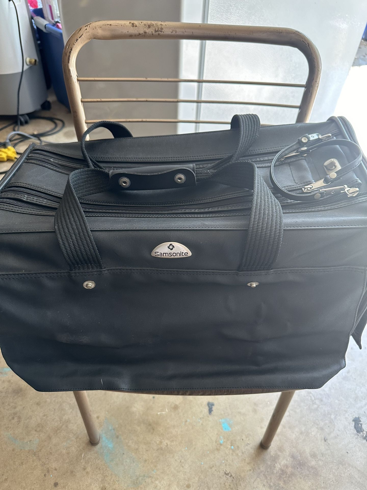 Samsonite Leather Animal Carrier