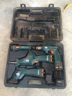 Black and Decker power tool set