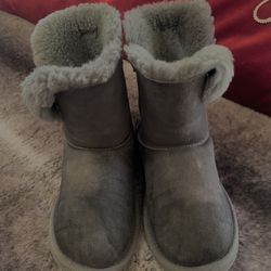 UGG Bailey Button Boots In Grey Sz 5