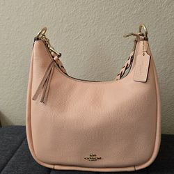 Blush Pink Coach Shoulder Bag