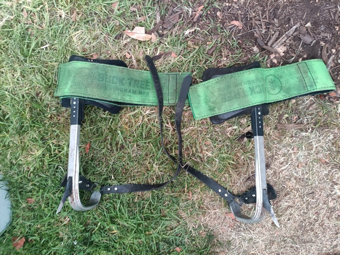 Buckingham Aluminum Tree Spurs W/European Gaffs