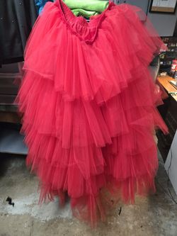 Plus Size 2 To 3x Ruffle Skirt