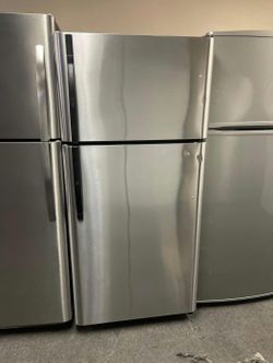 Stainless Steel Top Mount Fridge - Energy Efficient