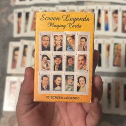 52 Card Deck 55 Screen Legends