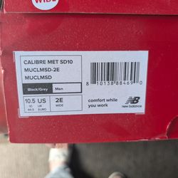 New Balance Men's Calibre Composite Toe Side-Zipper Work Boots