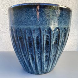 Blue Ceramic Pot