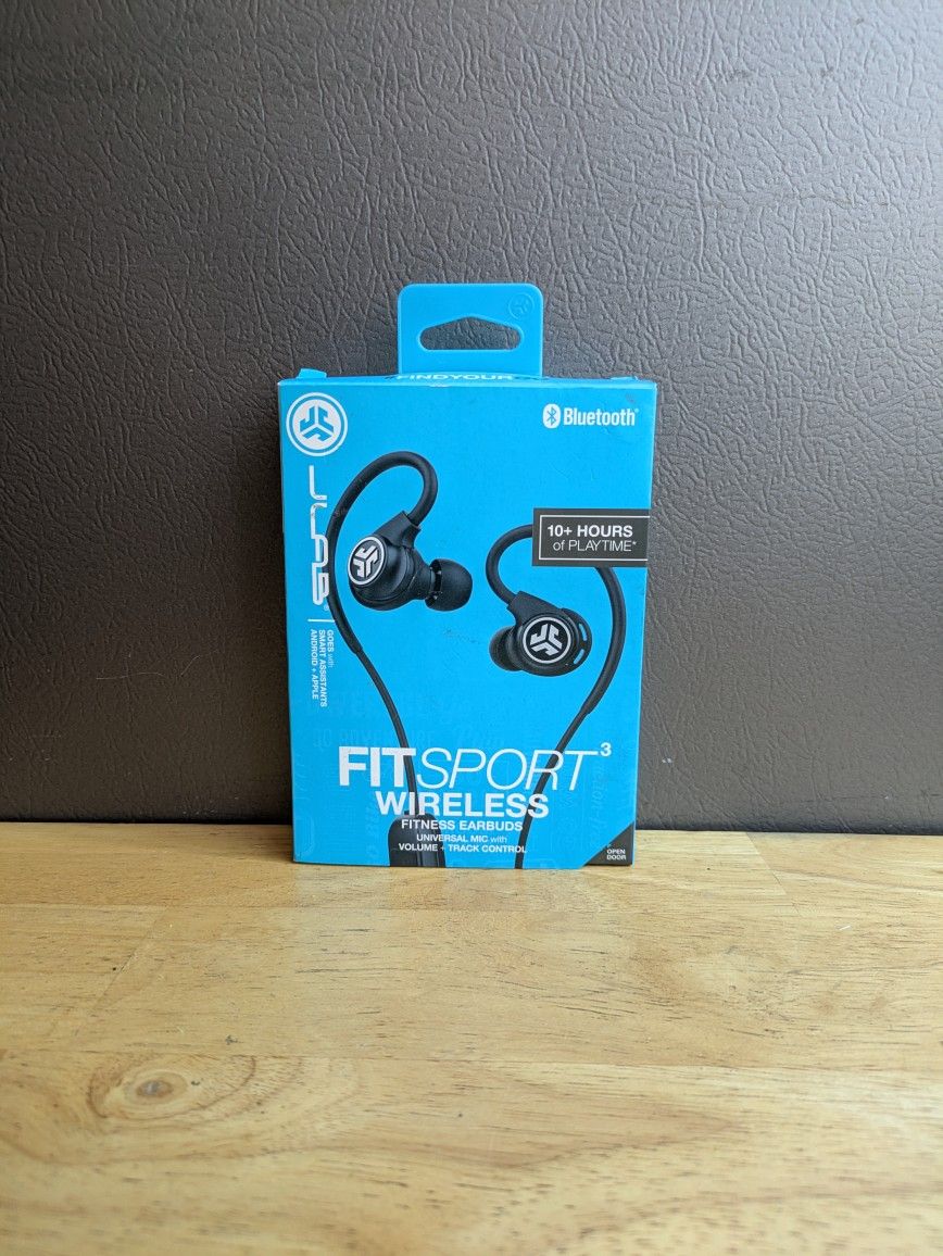 JLAS. FIT SPORT WIRELESS FITNESS EARBUDS