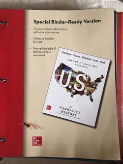 U.S. Narrative History BOOK 7th edition