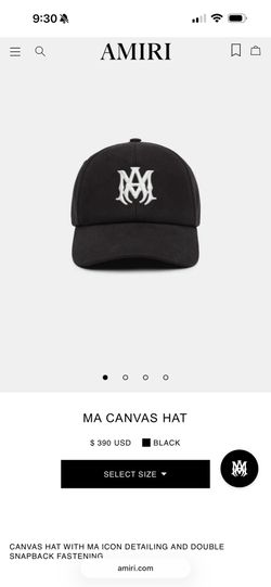 Amiri Canvas Hat