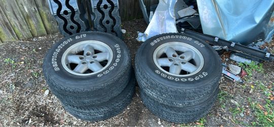 Wrangler tj wheels and tires