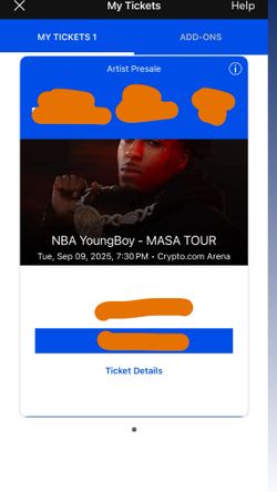 youngboy ticket floor 3