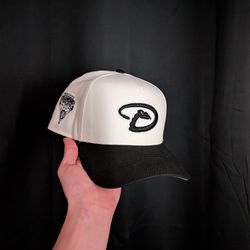 diamondbacks hat design w/b with patch