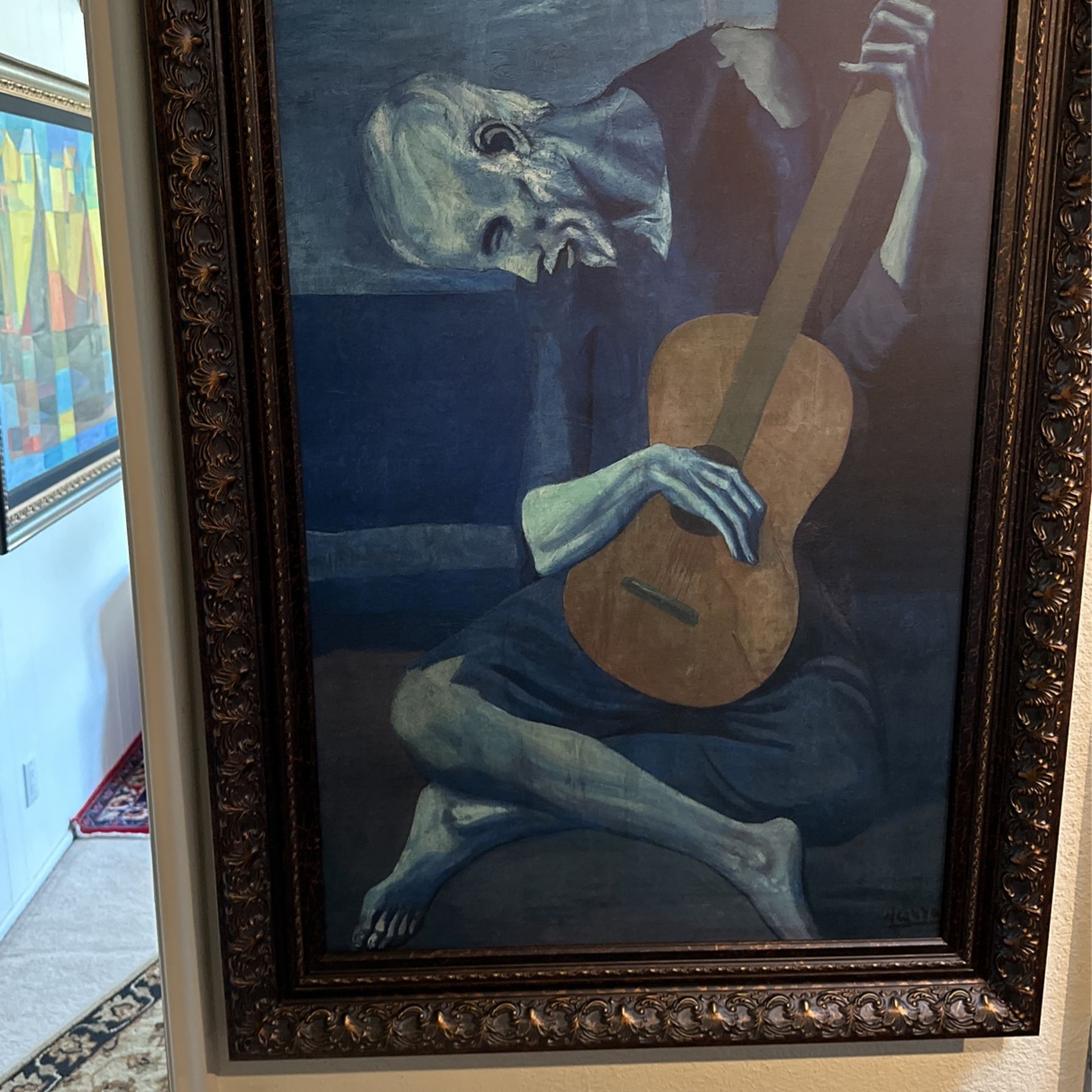 The Old Man With The Guitar By Pablo Picasso