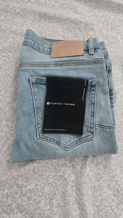 purple jeans