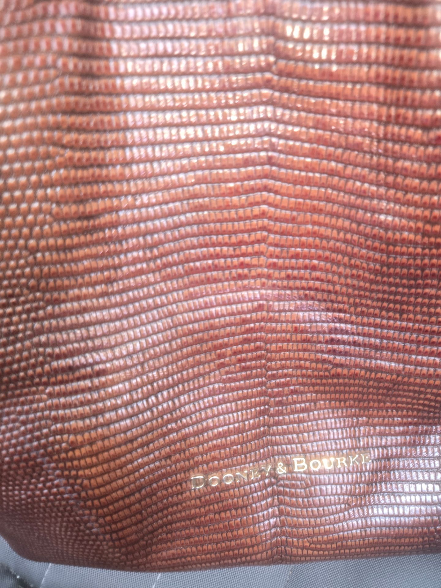 Multiple Dooney and Bourke Leather handbag purse shoulder bag crossbodys and wallet lizard skin barlow