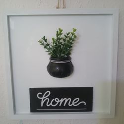 Farmhouse Plant Home Sign