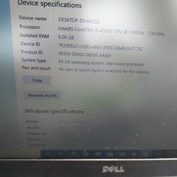 Dell Lattitude 8gb Ram 500gb Had Win10 Pro