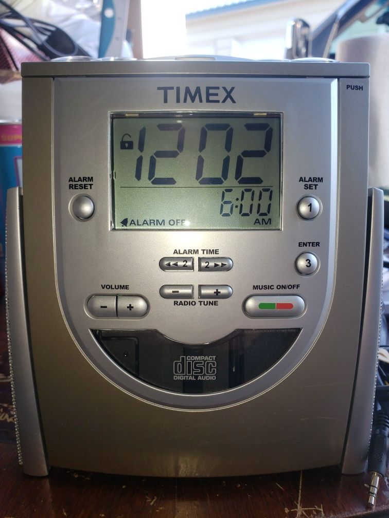 Timex t622h clock radio, cd, etc.