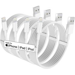 4 Pack [Apple MFi Certified] Apple Charger Cables 6ft Cords, iPhone Charger Lightning Cable 6 Foot, Fast iPhone Charger Cord for iPhone 13 Pro Max/iPh
