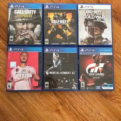 All 6 games For $50!!!