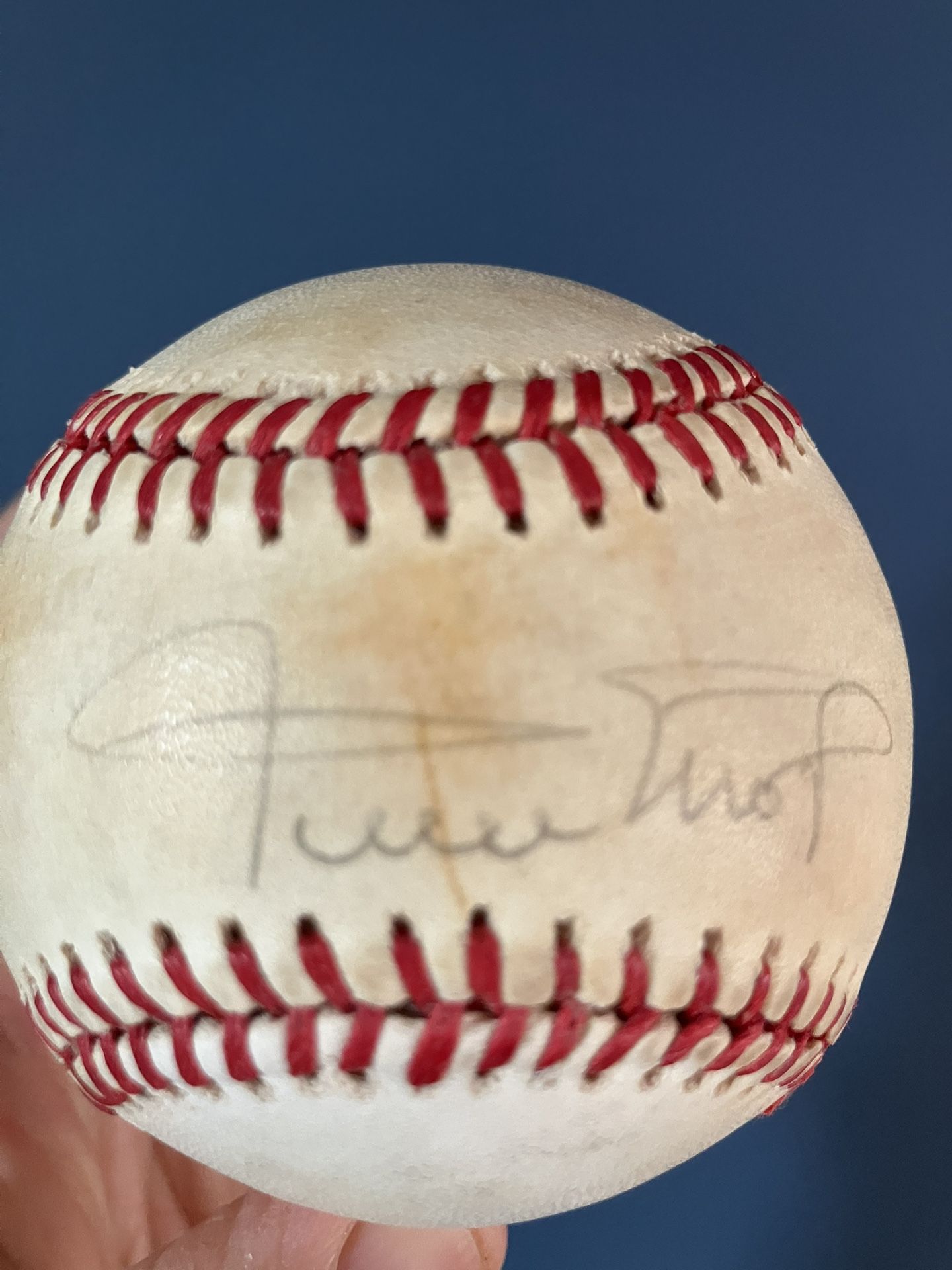 Willie Mays Signed Autographed Baseball Ball