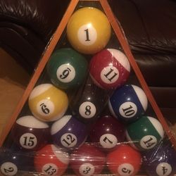 Pool table balls decor!