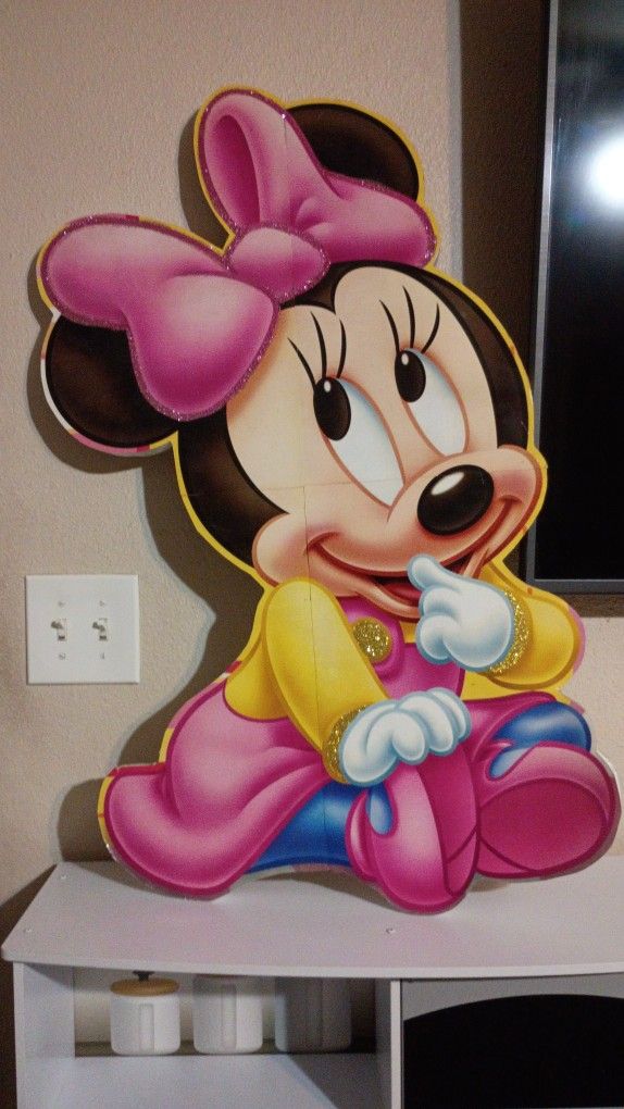 Disney Minnie Mouse Birthday Party Decoration / Stand-Up Prop