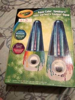 Bluetooth Crayola water speakers