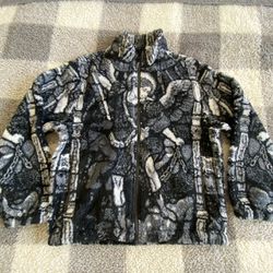 Supreme Saint Michael Fleece Jacket Medium Monochrome/Black
