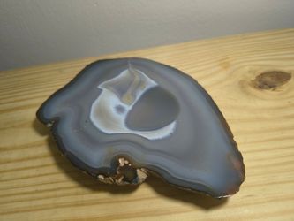 VINTAGE AGATE - ONIX TRINKET JEWELRY BOX 7"×5" ×.6"