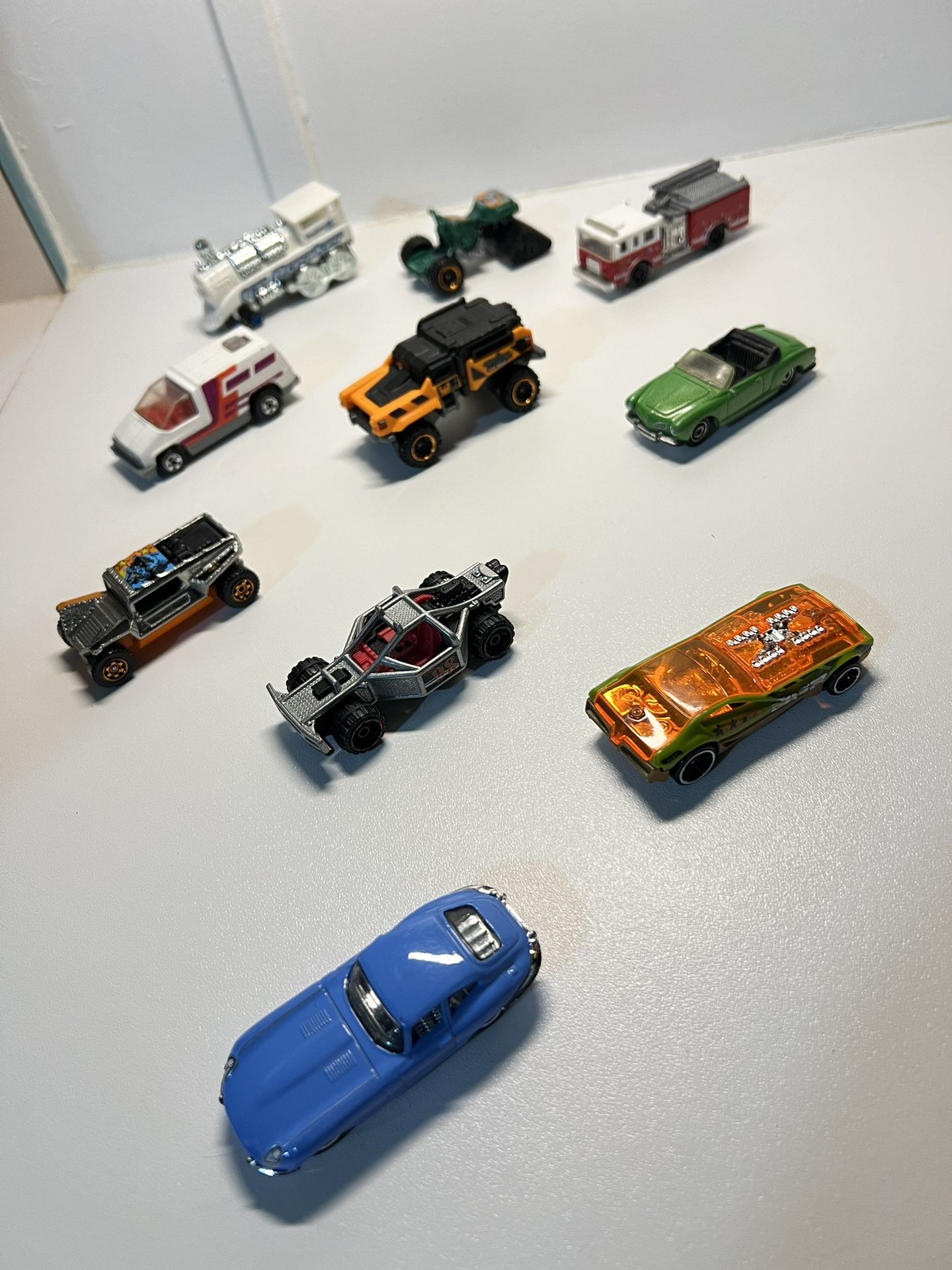 Mattel Car Lot Vintage Mattel 10 pieces