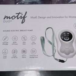 Motif Duo Double Electric Breast Pump With Hands Free Pumping Bra