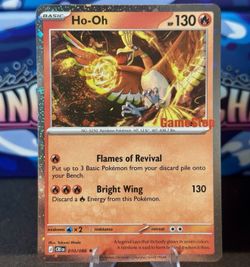 Ho-Oh Pokémon card GameStop promo chaos rising sealed