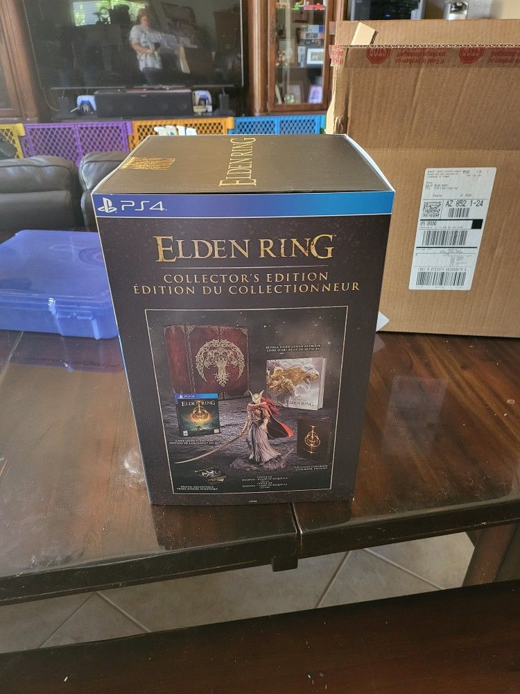 Elden Ring Collector's Edition - Playstation 4 Ps4 With Free Playstation 5 PS5 Upgrade!