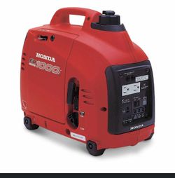  Honda EU1000i Inverter Generator, Super Quiet, Eco-Throttle, 1000 Watts/8.3 Amps @ 120v (Red)