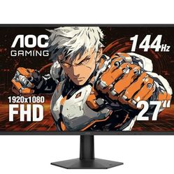 AOC  144hz 0.5ms 27inch Gaming Monitor