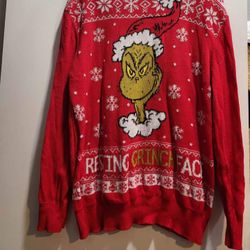 Grinch Christmas Ugly Sweater Size Xl