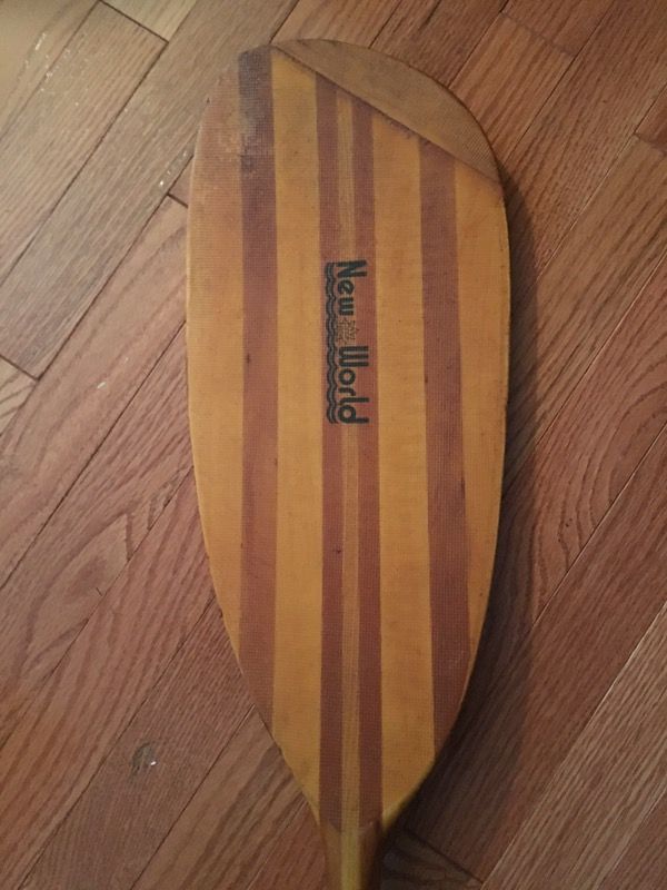Rare Keith Backlund New World custom kayak paddle for Sale in Mount